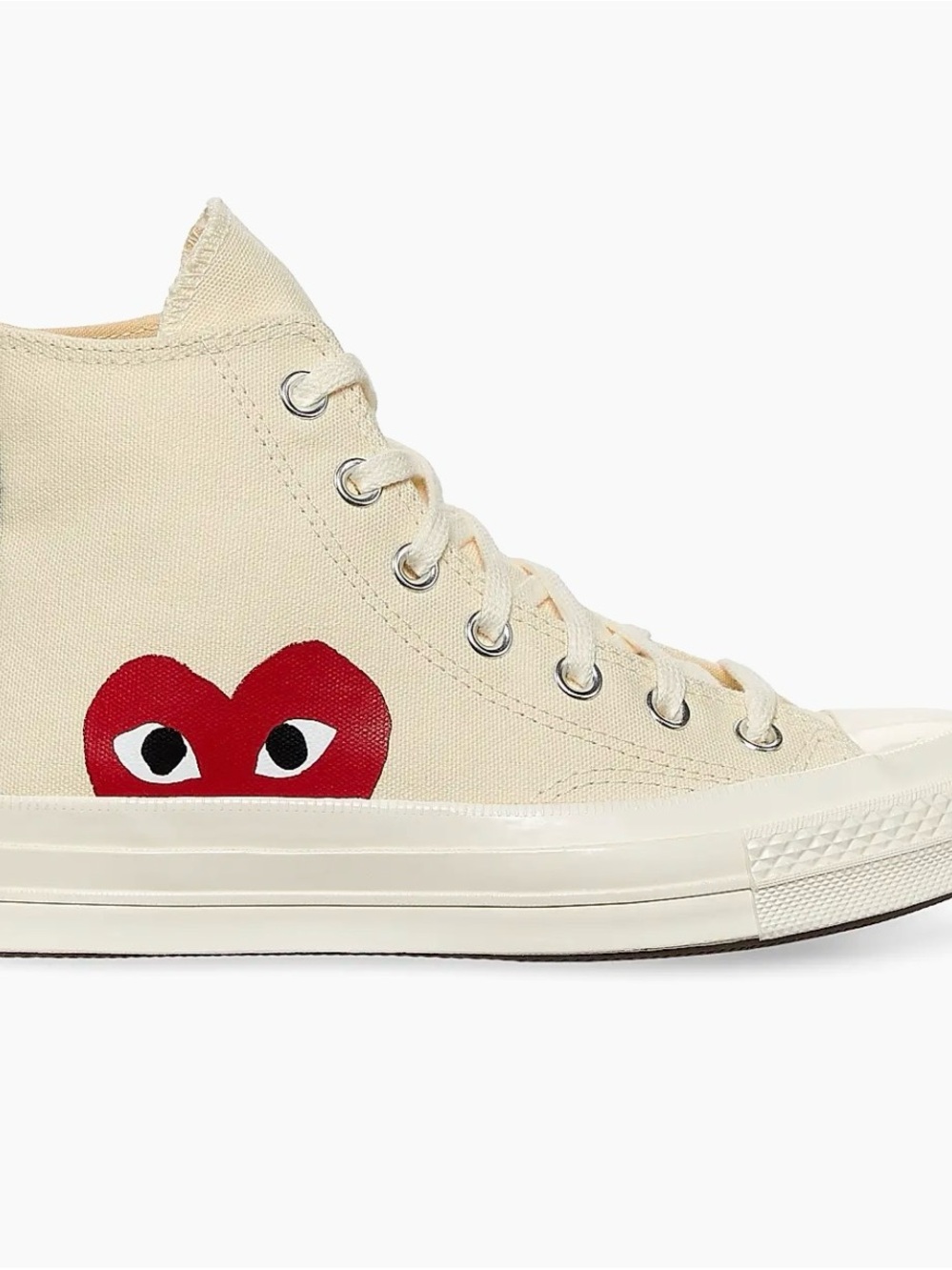 CdG PLAY x Converse Women's Chuck Taylor All Star Peek-A-Boo High-Top Sneakers - Picture 5 of 5
